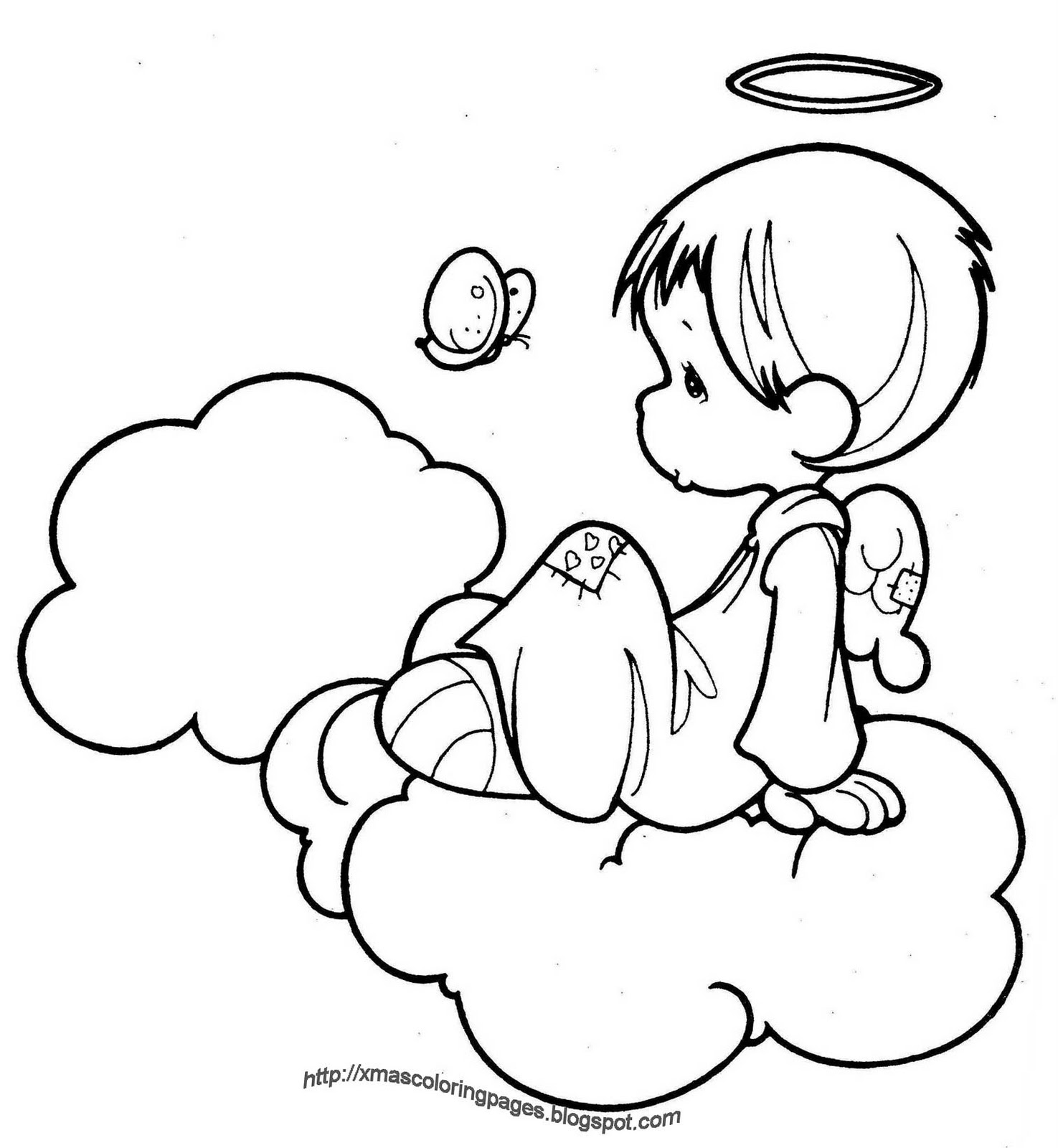 ぬりえページ: 天使 (キャラクター) #86252 - 無料の印刷可能なぬりえページ