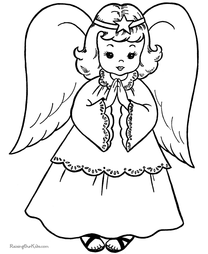 ぬりえページ: 天使 (キャラクター) #86253 - 無料の印刷可能なぬりえページ