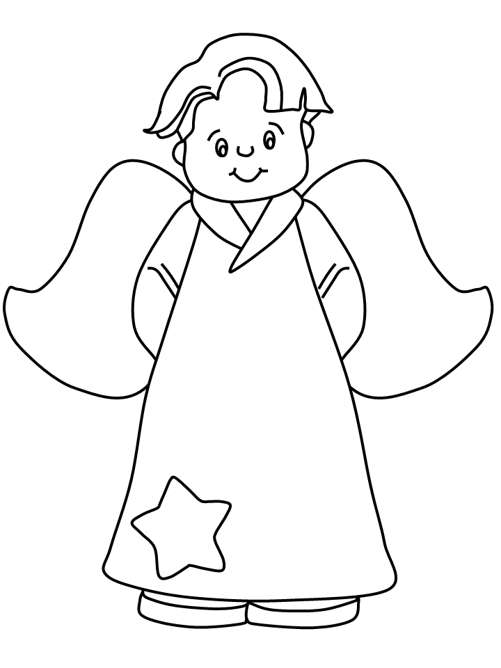 ぬりえページ: 天使 (キャラクター) #86268 - 無料の印刷可能なぬりえページ