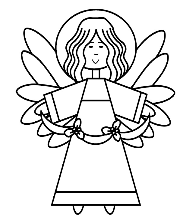 ぬりえページ: 天使 (キャラクター) #86270 - 無料の印刷可能なぬりえページ