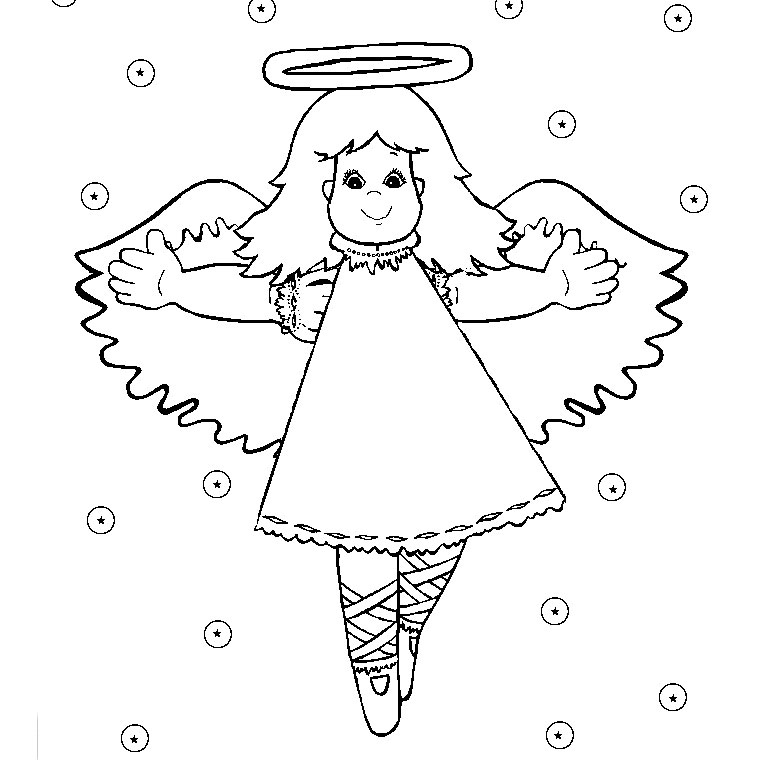 ぬりえページ: 天使 (キャラクター) #86299 - 無料の印刷可能なぬりえページ
