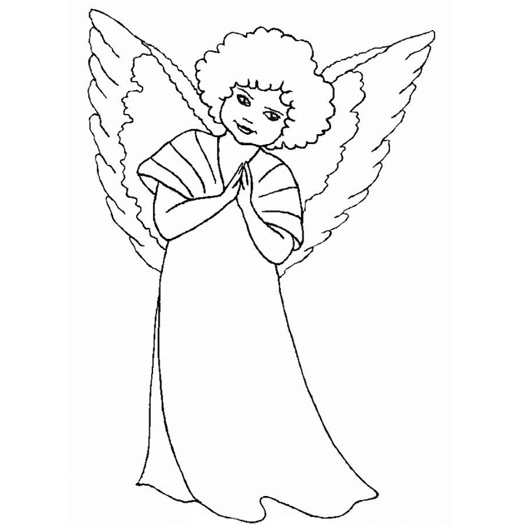 ぬりえページ: 天使 (キャラクター) #86305 - 無料の印刷可能なぬりえページ