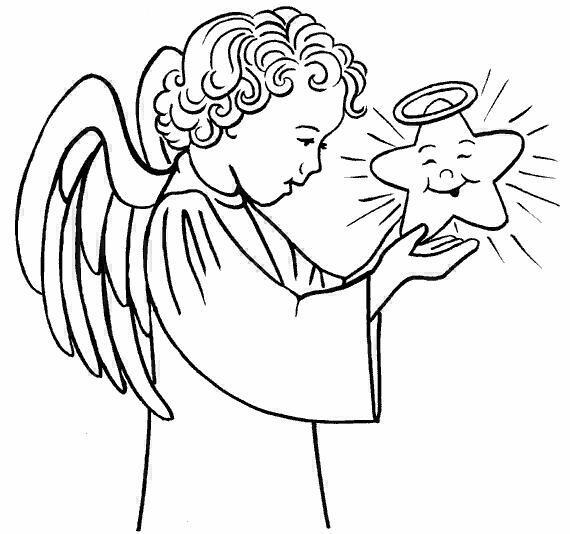 ぬりえページ: 天使 (キャラクター) #86312 - 無料の印刷可能なぬりえページ