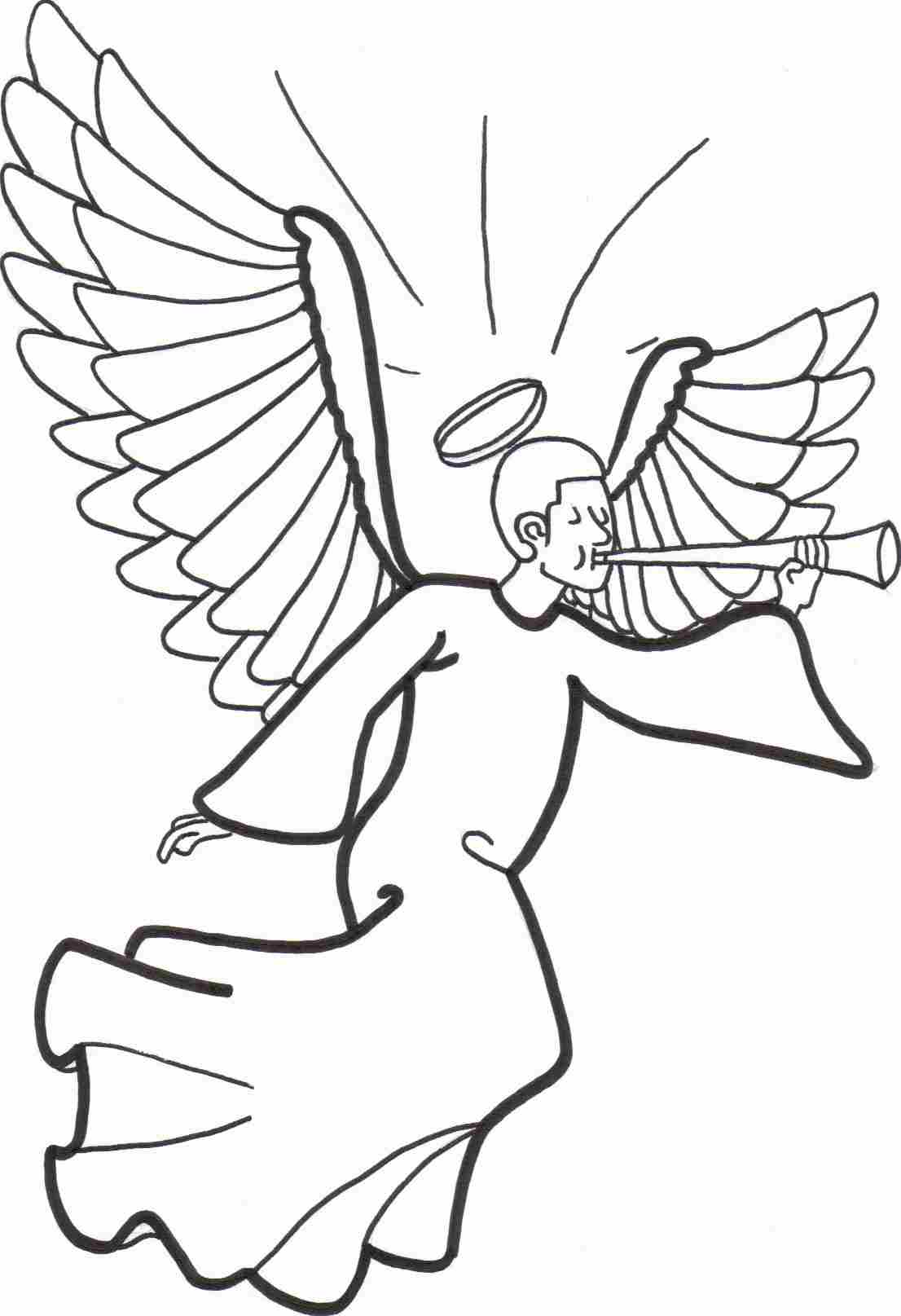 ぬりえページ: 天使 (キャラクター) #86328 - 無料の印刷可能なぬりえページ