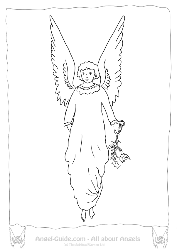 ぬりえページ: 天使 (キャラクター) #86337 - 無料の印刷可能なぬりえページ