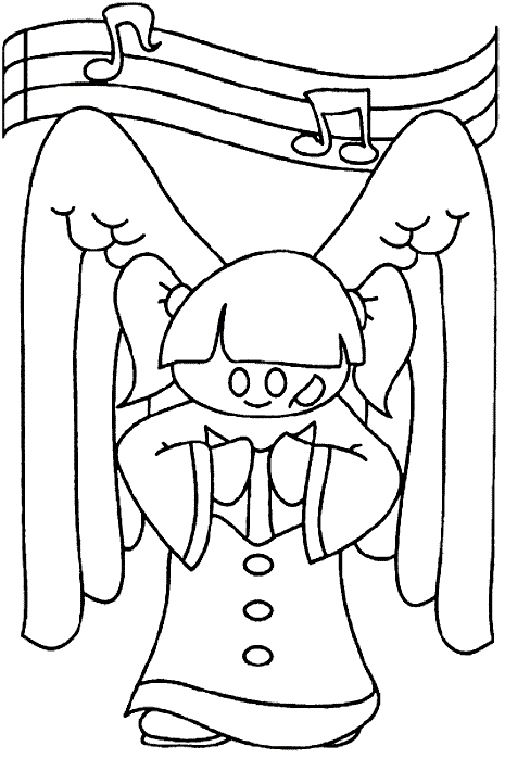 ぬりえページ: 天使 (キャラクター) #86353 - 無料の印刷可能なぬりえページ