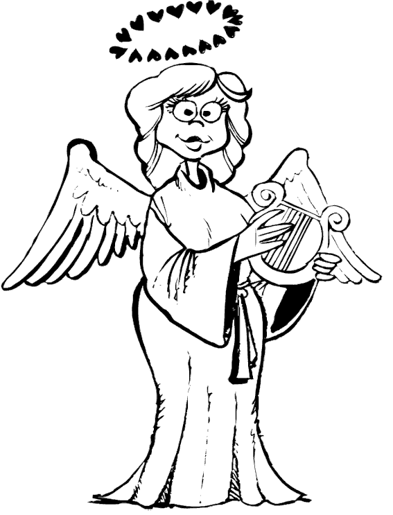 ぬりえページ: 天使 (キャラクター) #86397 - 無料の印刷可能なぬりえページ