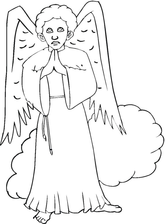 ぬりえページ: 天使 (キャラクター) #86421 - 無料の印刷可能なぬりえページ