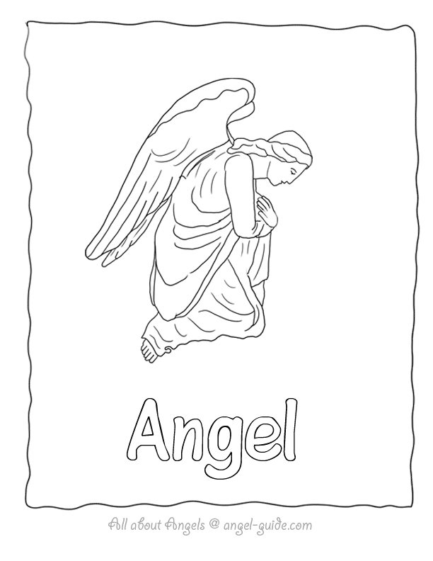 ぬりえページ: 天使 (キャラクター) #86451 - 無料の印刷可能なぬりえページ