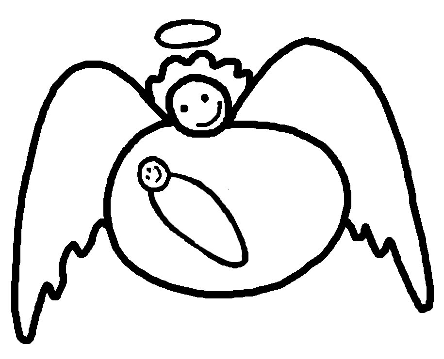 ぬりえページ: 天使 (キャラクター) #86484 - 無料の印刷可能なぬりえページ