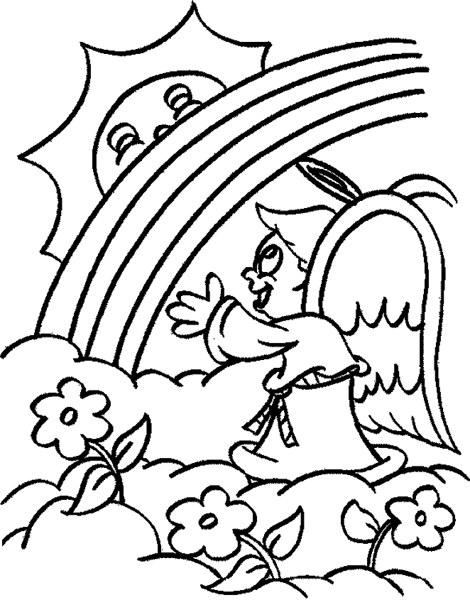 ぬりえページ: 天使 (キャラクター) #86564 - 無料の印刷可能なぬりえページ