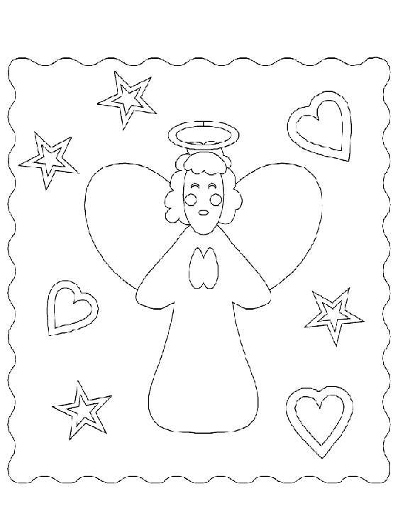 ぬりえページ: 天使 (キャラクター) #86583 - 無料の印刷可能なぬりえページ