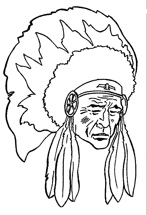 ぬりえページ: アメリカインディアン (キャラクター) #149031 - 無料の印刷可能なぬりえページ