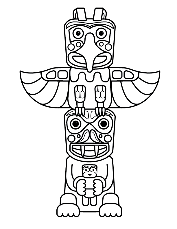 ぬりえページ: アメリカインディアン (キャラクター) #149038 - 無料の印刷可能なぬりえページ
