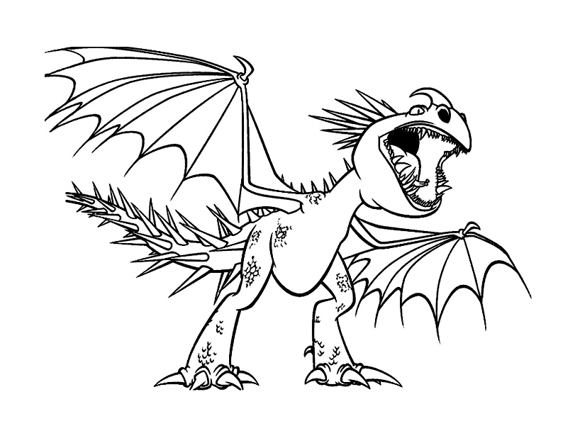 ぬりえページ: ドラゴン (キャラクター) #148428 - 無料の印刷可能なぬりえページ