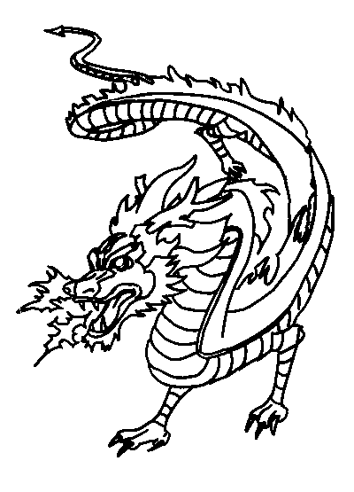 ぬりえページ: ドラゴン (キャラクター) #148439 - 無料の印刷可能なぬりえページ