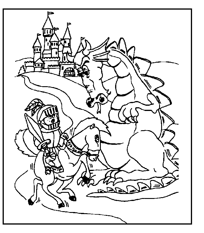 ぬりえページ: ドラゴン (キャラクター) #148442 - 無料の印刷可能なぬりえページ