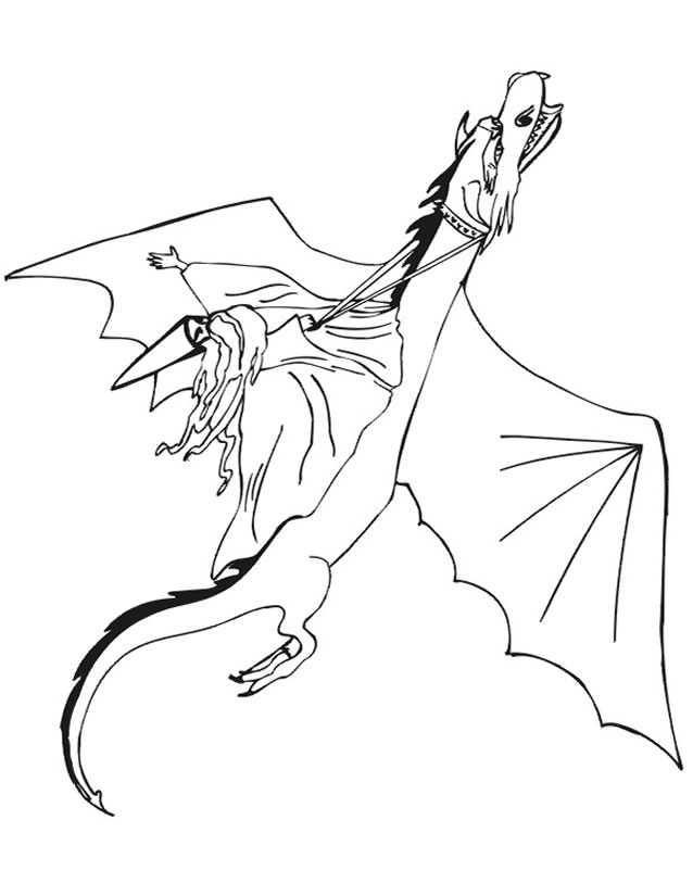 ぬりえページ: ドラゴン (キャラクター) #148444 - 無料の印刷可能なぬりえページ