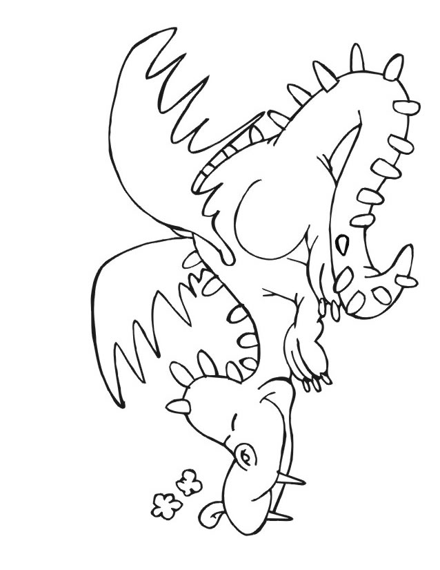 ぬりえページ: ドラゴン (キャラクター) #148454 - 無料の印刷可能なぬりえページ