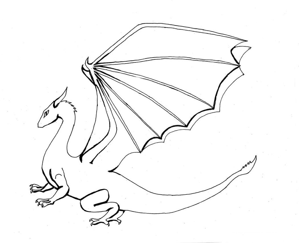 ぬりえページ: ドラゴン (キャラクター) #148474 - 無料の印刷可能なぬりえページ