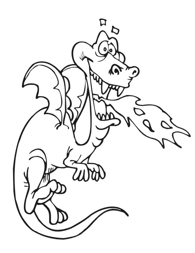 ぬりえページ: ドラゴン (キャラクター) #148510 - 無料の印刷可能なぬりえページ