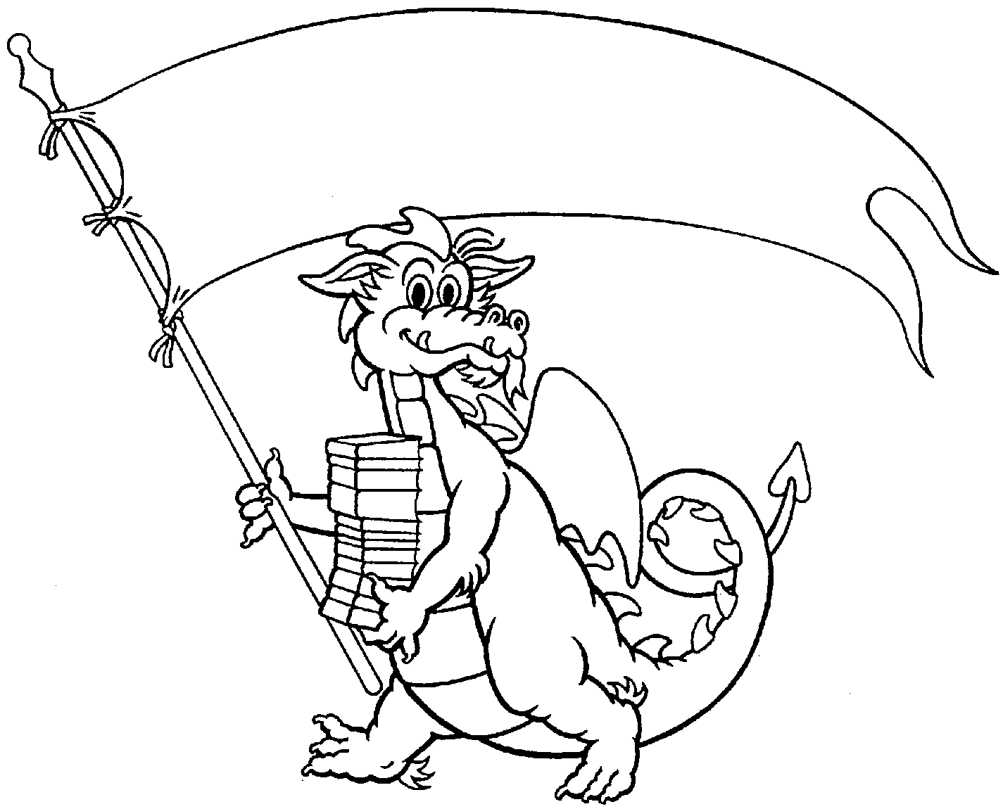 ぬりえページ: ドラゴン (キャラクター) #148526 - 無料の印刷可能なぬりえページ