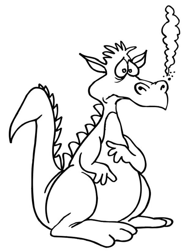 ぬりえページ: ドラゴン (キャラクター) #148530 - 無料の印刷可能なぬりえページ