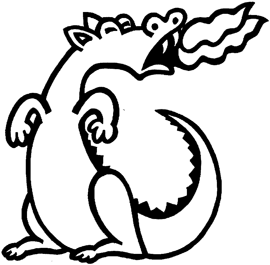 ぬりえページ: ドラゴン (キャラクター) #148531 - 無料の印刷可能なぬりえページ