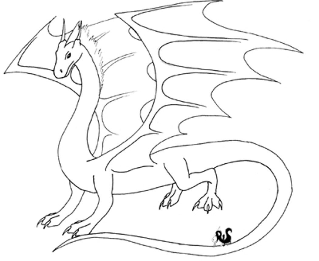 ぬりえページ: ドラゴン (キャラクター) #148562 - 無料の印刷可能なぬりえページ