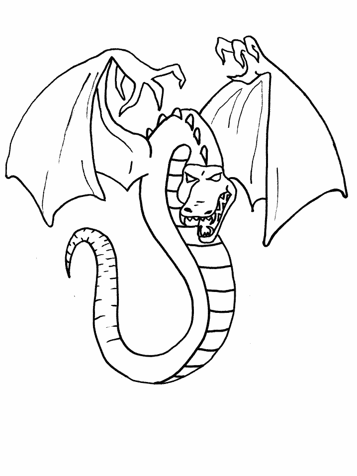 ぬりえページ: ドラゴン (キャラクター) #148583 - 無料の印刷可能なぬりえページ