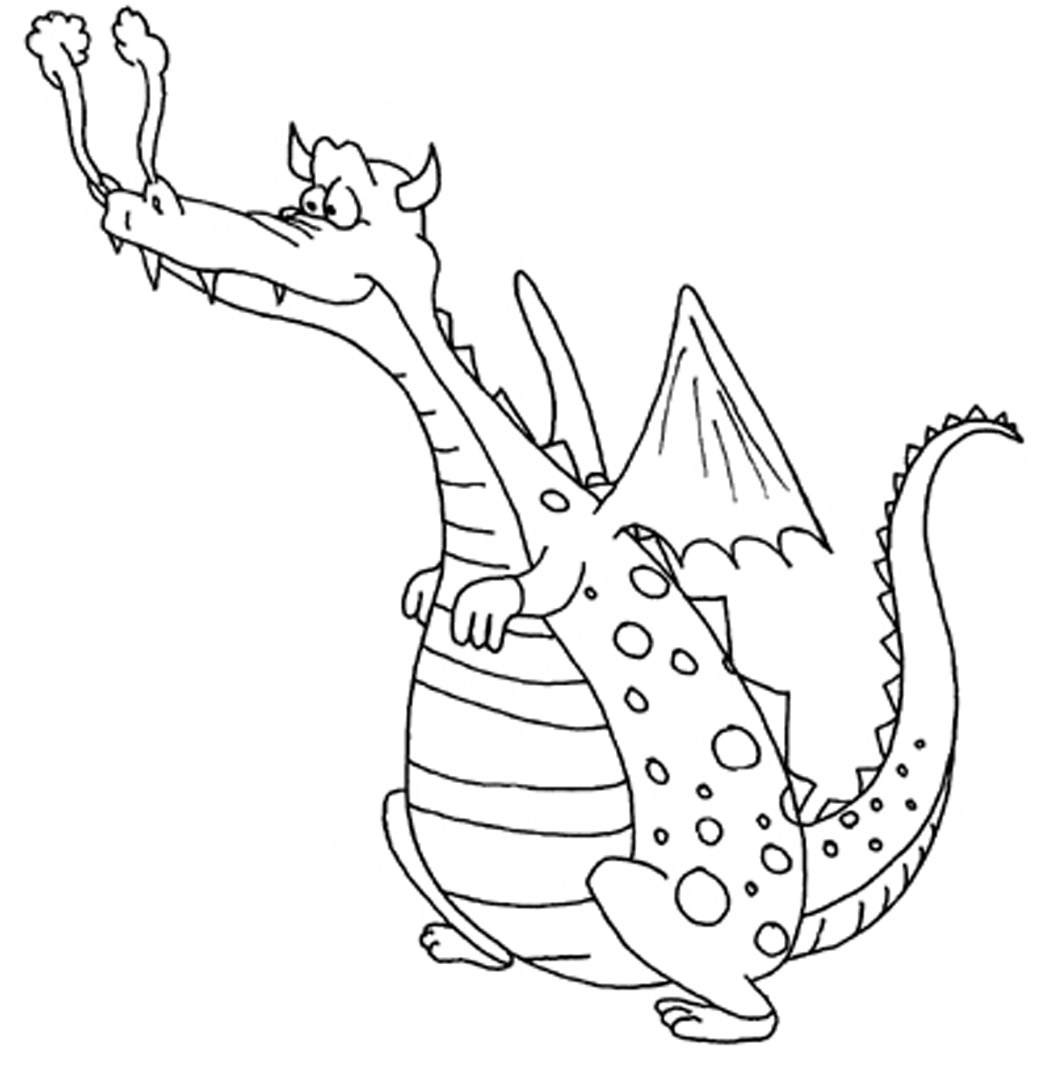 ぬりえページ: ドラゴン (キャラクター) #148607 - 無料の印刷可能なぬりえページ