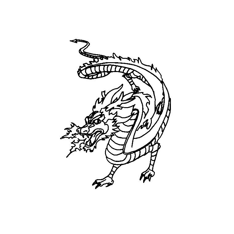 ぬりえページ: ドラゴン (キャラクター) #148616 - 無料の印刷可能なぬりえページ