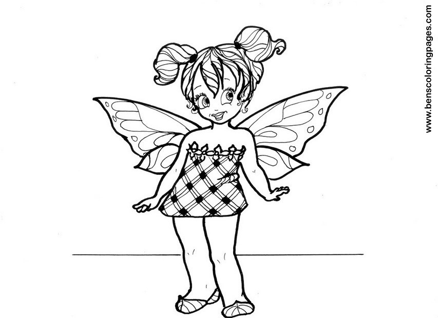 ぬりえページ: フェアリー (キャラクター) #96036 - 無料の印刷可能なぬりえページ