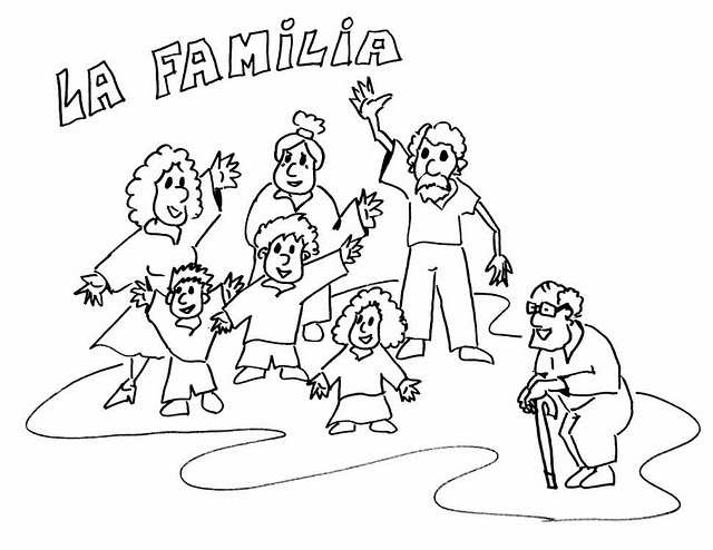 ぬりえページ: 家族 (キャラクター) #95195 - 無料の印刷可能なぬりえページ