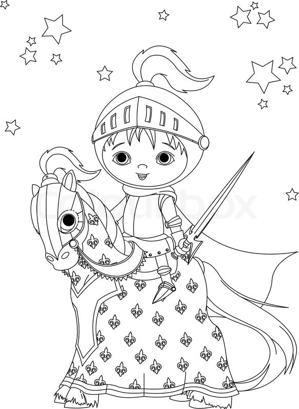 ぬりえページ: 騎士 (キャラクター) #87179 - 無料の印刷可能なぬりえページ