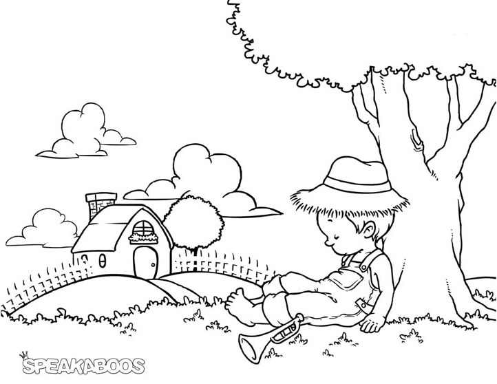 ぬりえページ: 男の子 (キャラクター) #97357 - 無料の印刷可能なぬりえページ
