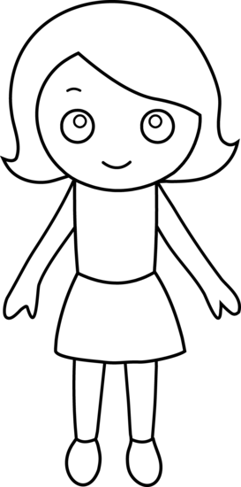 ぬりえページ: 少女 (キャラクター) #96517 - 無料の印刷可能なぬりえページ