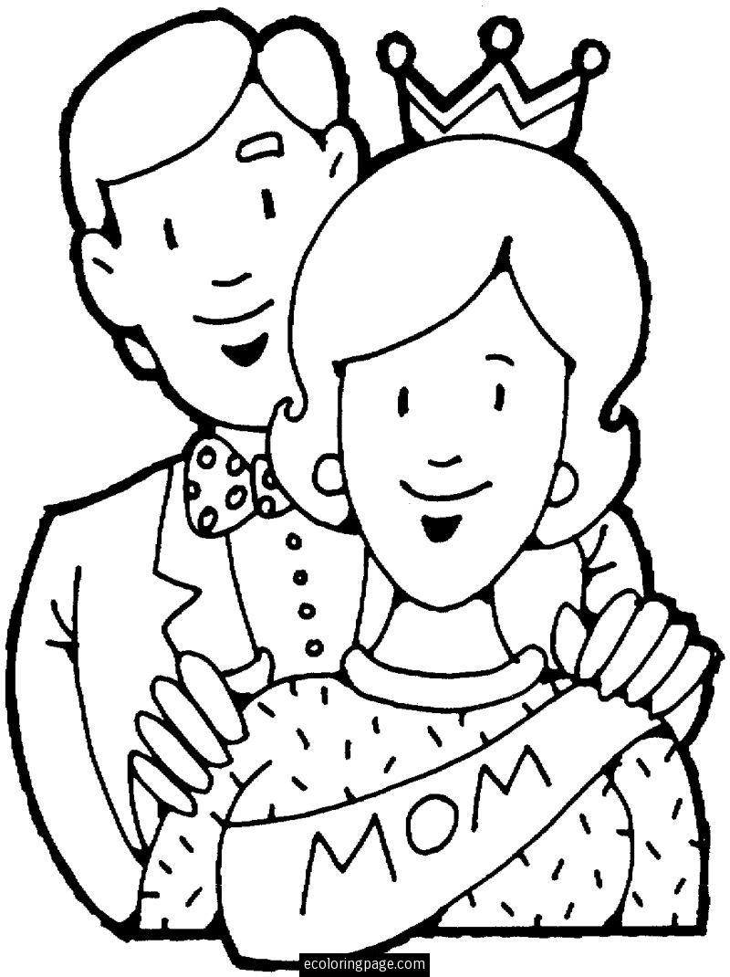 ぬりえページ: お母さん (キャラクター) #101132 - 無料の印刷可能なぬりえページ