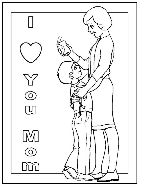 ぬりえページ: お母さん (キャラクター) #101191 - 無料の印刷可能なぬりえページ