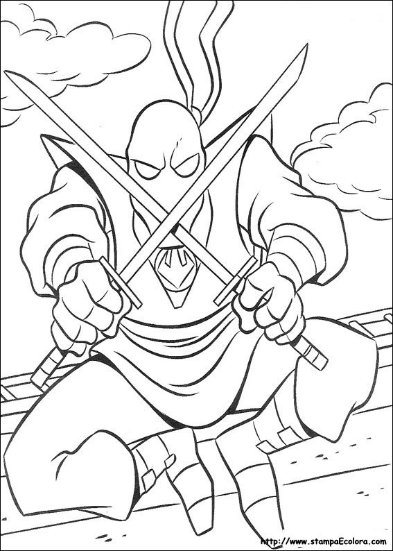ぬりえページ: 忍者 (キャラクター) #148197 - 無料の印刷可能なぬりえページ