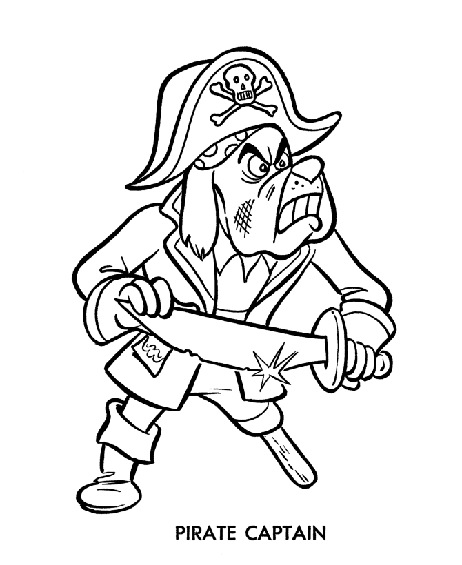 ぬりえページ: 海賊 (キャラクター) #105093 - 無料の印刷可能なぬりえページ