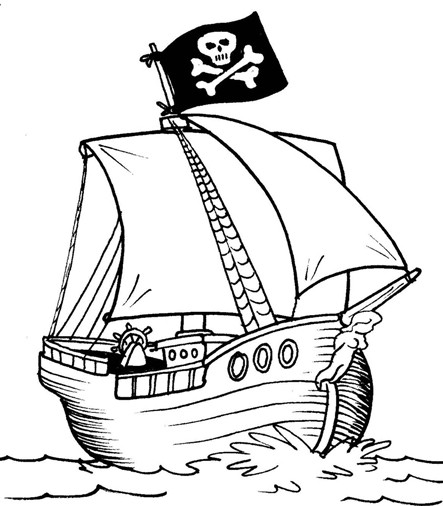 ぬりえページ: 海賊 (キャラクター) #105104 - 無料の印刷可能なぬりえページ