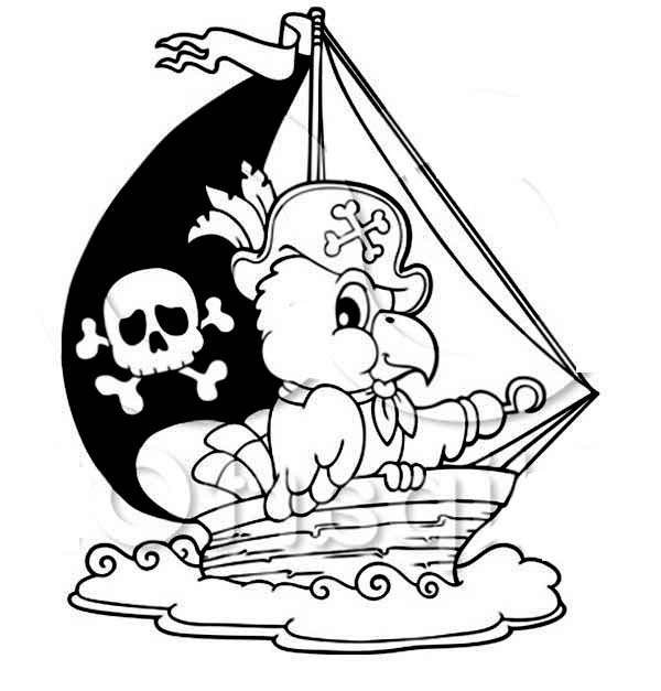 ぬりえページ: 海賊 (キャラクター) #105129 - 無料の印刷可能なぬりえページ