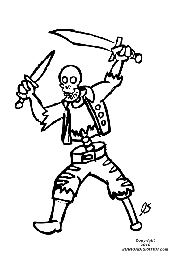 ぬりえページ: 海賊 (キャラクター) #105167 - 無料の印刷可能なぬりえページ