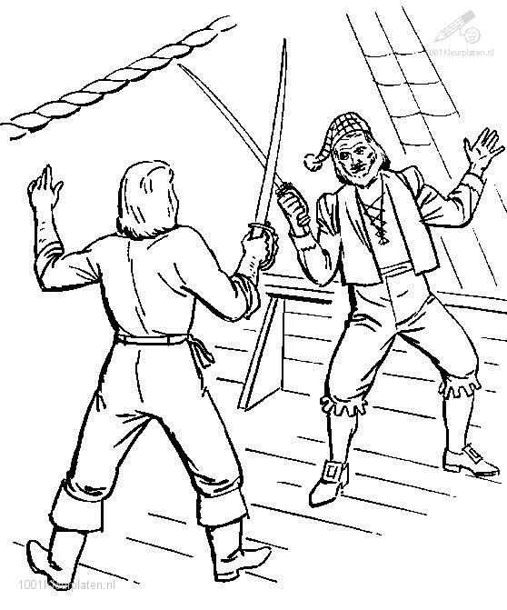 ぬりえページ: 海賊 (キャラクター) #105187 - 無料の印刷可能なぬりえページ
