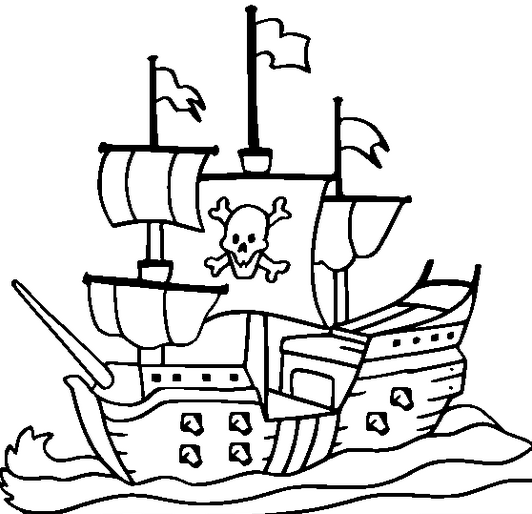ぬりえページ: 海賊 (キャラクター) #105268 - 無料の印刷可能なぬりえページ
