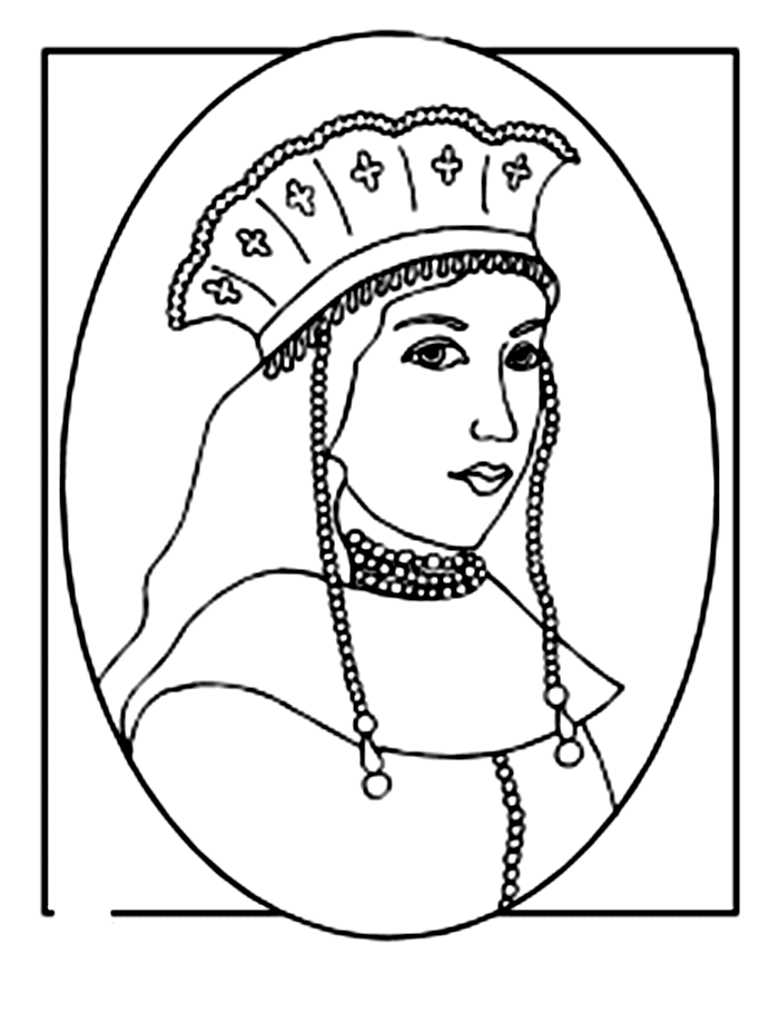 ぬりえページ: 女王 (キャラクター) #106283 - 無料の印刷可能なぬりえページ