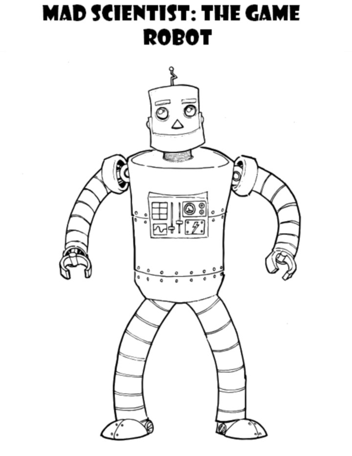 ぬりえページ: ロボット (キャラクター) #106566 - 無料の印刷可能なぬりえページ