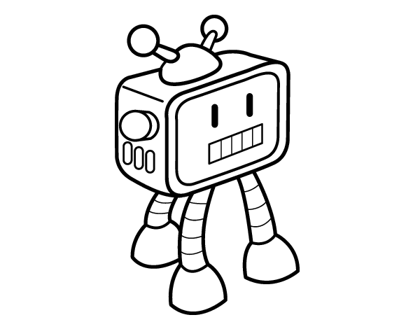 ぬりえページ: ロボット (キャラクター) #106580 - 無料の印刷可能なぬりえページ