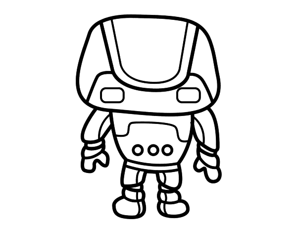 ぬりえページ: ロボット (キャラクター) #106711 - 無料の印刷可能なぬりえページ